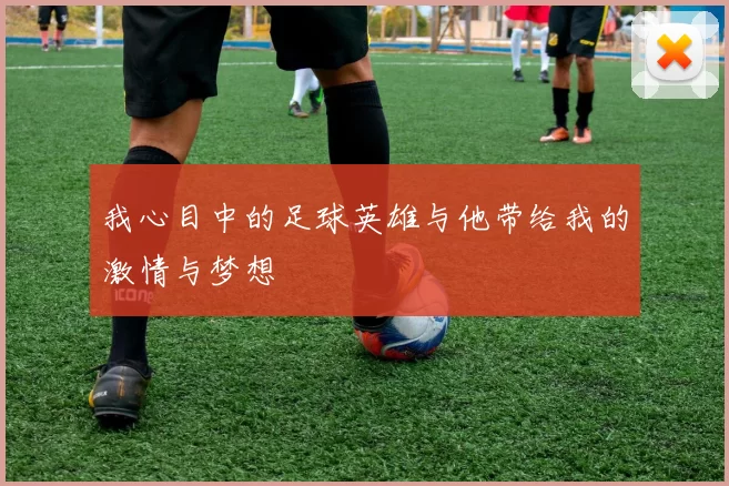 我心目中的足球英雄与他带给我的激情与梦想