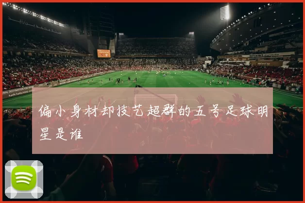 偏小身材却技艺超群的五号足球明星是谁